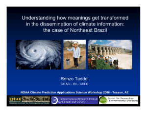 Understanding how meanings get transformed in the dissemination of climate information: