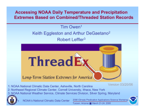 Accessing NOAA Daily Temperature and Precipitation