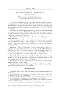 Volume 7, 2003 31 A.B. Kharazishvili I.Vekua Institute of Applied Mathematics,