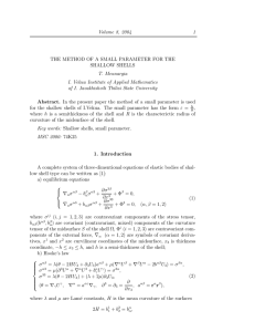 Volume 8, 2004 1 T. Meunargia I. Vekua Institute of Applied Mathematics