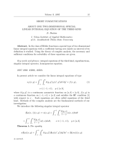 Volume 9, 2005 31 D. Shulaia I. Vekua Institute of Applied Mathematics