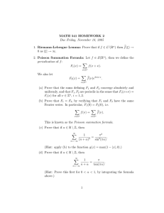 MATH 541 HOMEWORK 2 Due Friday, November 18, 2005 (R