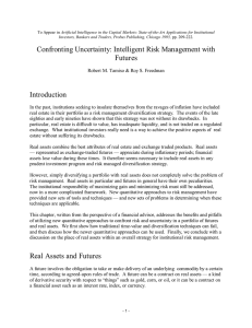 Confronting Uncertainty: Intelligent Risk Management with Futures Introduction