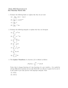 Math 166Z Homework # 6