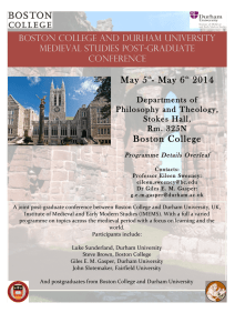 May 5 - May 6 2014 Boston College