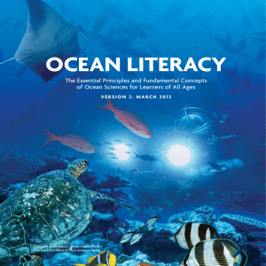 Ocean Literacy The Essential Principles and Fundamental Concepts