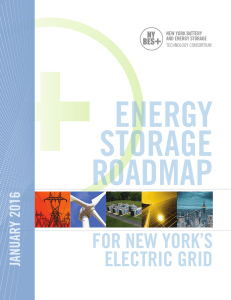 ENERGY STORAGE ROADMAP FOR NEW YORK’S