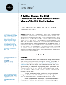 Issue Brief A Call for Change: The 2011