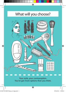 What will you choose? Your style, your contraception.