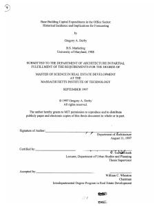 Base Building  Capital  Expenditures  in the ... Historical  Incidence  and Implications  for Forecasting