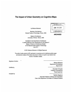 The  Impact  of Urban  Geometry  on ... JUN  10 2011 LIBRARIES
