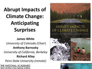 Abrupt Impacts of Climate Change: Anticipating Surprises