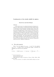 Combinatorics of the double shuffle Lie algebra