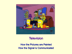Television How the Pictures are Painted How the Signal is Communicated