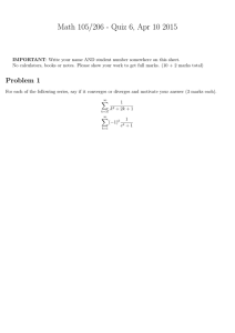 Math 105/206 - Quiz 6, Apr 10 2015