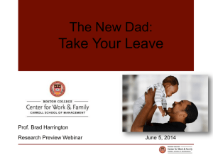 Take Your Leave The New Dad: