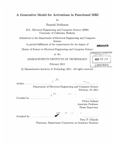 A  Generative  Model  for  Activations ... Ramesh  Sridharan