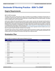 Doctorate Of Nursing Practice - BSN To DNP Degree Requirements