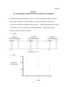 Fixing X (by constructing variables that meet the linearity assumption)