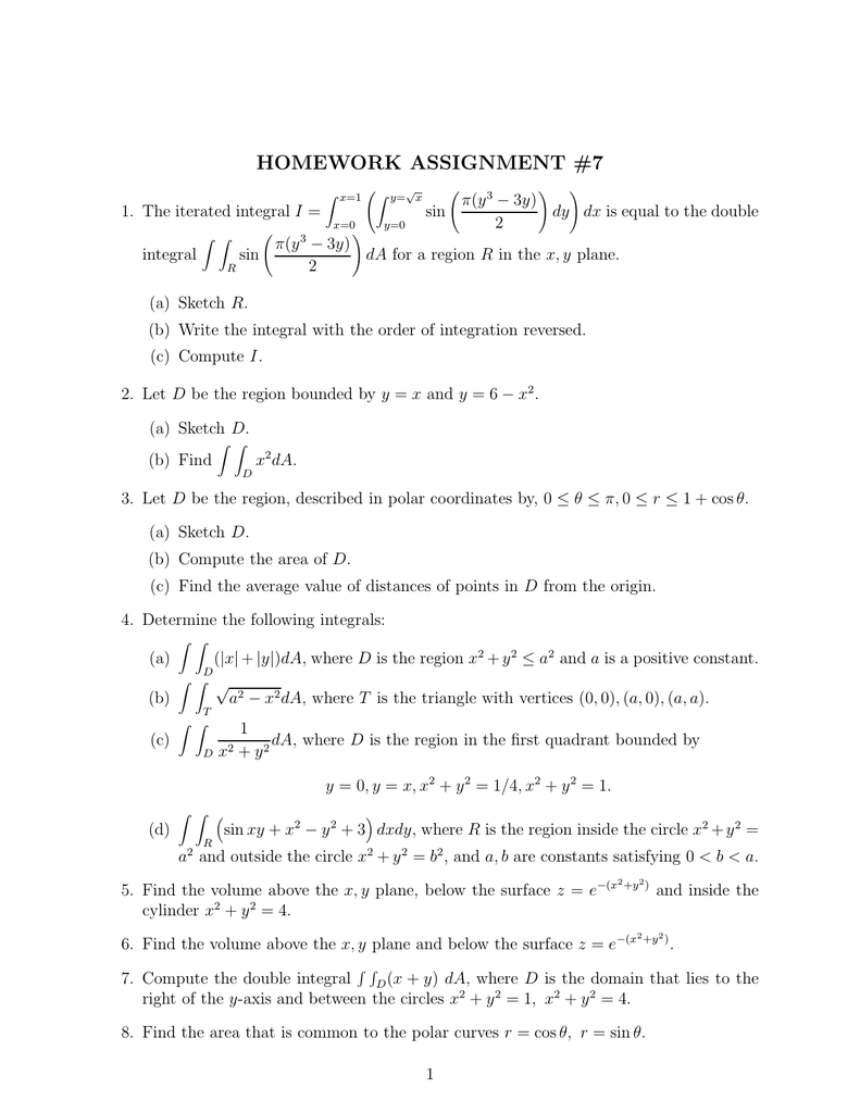 Homework Assignment 7