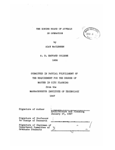 APPEALS IN OPERATION COLLEGE Signature  of Author