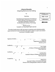 A Integrating  Electronics  into Clothing 18 LIBRARIES