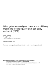 What gets measured gets done: a school library workbook (2007)