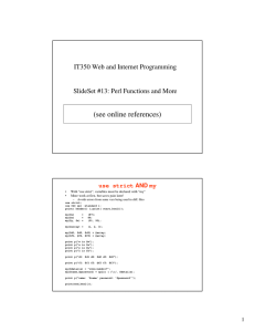 (see online references) IT350 Web and Internet Programming AND my