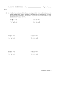 March 2009 MATH 340–202 Name Page 2 of 8 pages