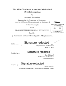 The  Affine  Yangian  of  of, ... Cherednik  Algebras Oleksandr  Tsymbaliuk