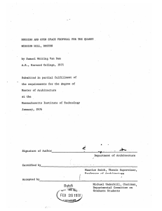 HOUSING AND OPEN SPACE MISSION by 1971