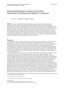 4th International Symposium on Particle Image Velocimetry PIV’01 Paper 1067