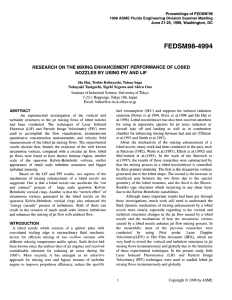 Proceedings  of  FEDSM’98