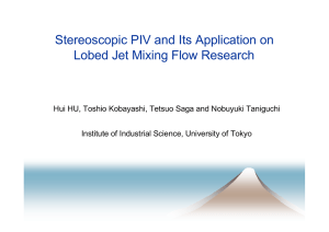 Stereoscopic PIV and Its Application on Lobed Jet Mixing Flow Research