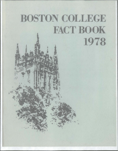 i 1978 BOSTON COLLEGE FACT BOOK