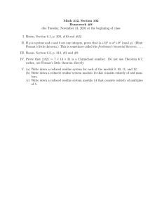Math 312, Section 102 Homework #8