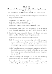 Math 342 Homework Assignment #1 (Due Thursday, January 21, in class)