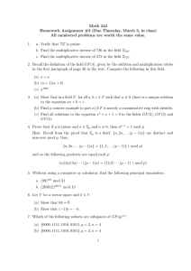 Math 342 Homework Assignment #3 (Due Thursday, March 3, in class)