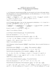 MATH 101, Section 212 (CSP) Week 6: Marked Homework Solutions