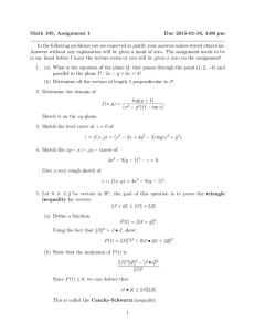 Math 105, Assignment 1 Due 2015-01-16, 4:00 pm