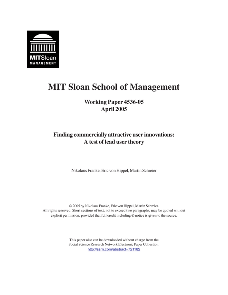 MIT Sloan School of Management
