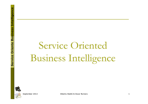 Service Oriented Business Intelligence g ence