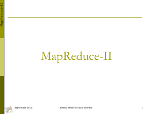 MapReduce-II -II ce edu
