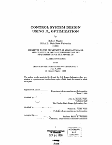 CONTROL SYSTEM DESIGN H.