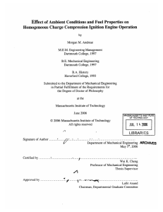 Effect  of Ambient  Conditions and Fuel Properties on