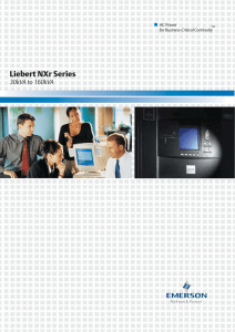 Liebert NXr Series 30kVA to 160kVA AC Power for Business-Critical Continuity