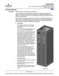 SAG582140001 SYSTEM OVERVIEW