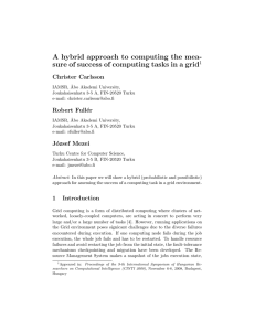 A hybrid approach to computing the mea- Christer Carlsson 1