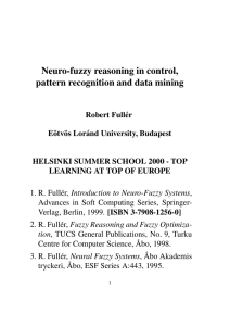 Neuro-fuzzy reasoning in control, pattern recognition and data mining