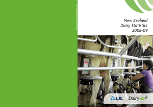 New Zealand Dairy Statistics 2008-09 Ne